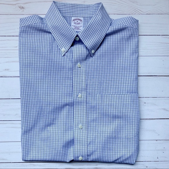 NWOT Mens Brooks Brothers Plaid Shirt Size 16 - Picture 3 of 7